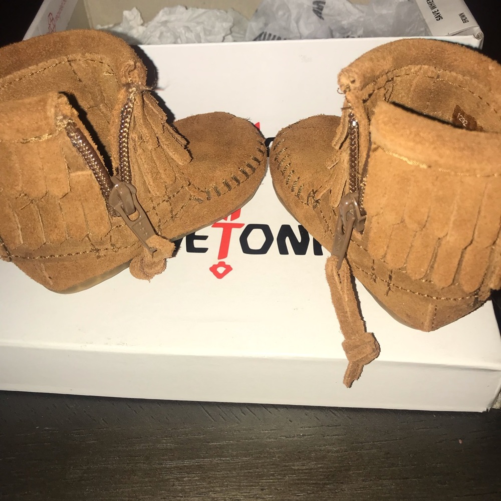 Infant Double Fringe bootie